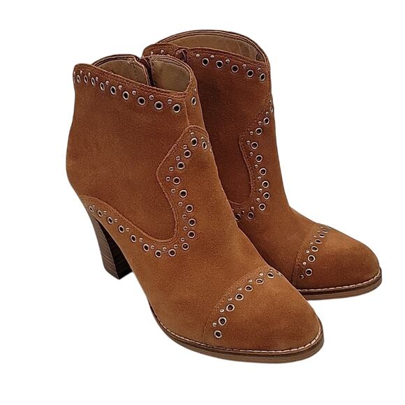Lucky Brand Marionn Suede Short Boots, 6.5 - Picture 1 of 9